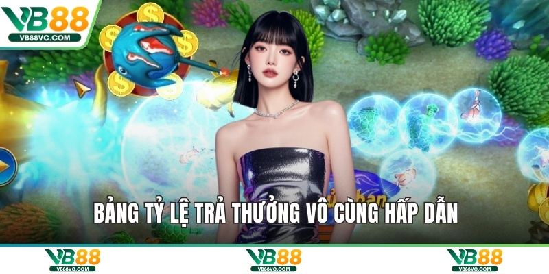 Bảng tỷ lệ trả thưởng vô cùng hấp dẫn